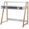Paris Prix - Bureau Design 3 Rangements "lucet" 100cm Blanc 2 Paris Prix - Bureau Design 3 Rangements "lucet" 100cm Blanc -France Bureau Soldes 2022 36015540 1