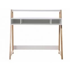 Paris Prix - Bureau Design 3 Rangements "lucet" 100cm Blanc -France Bureau Soldes 2022 36015540 2