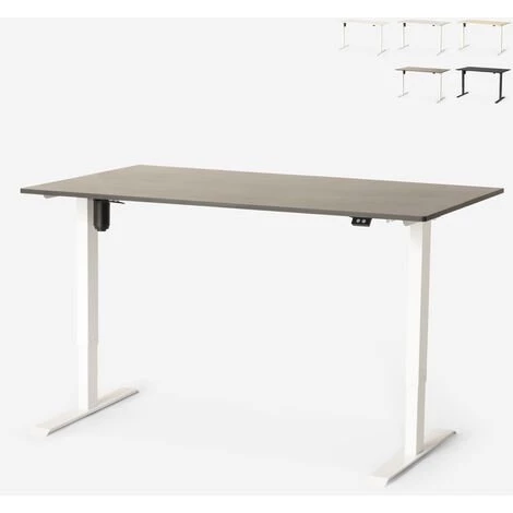 OFFICE24 Bureau électrique Réglable En Hauteur Pour Bureau Et Studio De Design Standwalk 160x80 | Couleur: Noir 3 OFFICE24 Bureau électrique Réglable En Hauteur Pour Bureau Et Studio De Design Standwalk 160x80 | Couleur: Noir