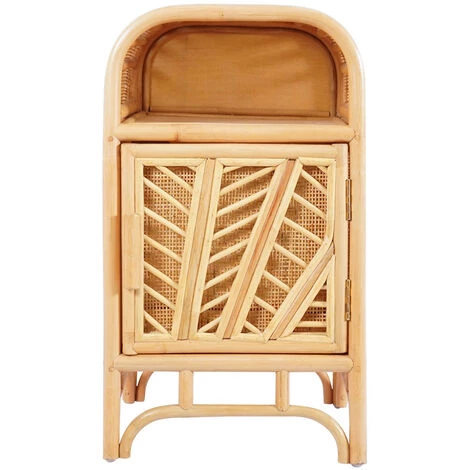 MILIBOO Caisson De Bureau 1 Porte En Rotin GALON - Naturel 3 MILIBOO Caisson De Bureau 1 Porte En Rotin GALON - Naturel