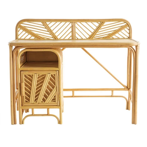 MILIBOO Caisson De Bureau 1 Porte En Rotin GALON - Naturel 6 MILIBOO Caisson De Bureau 1 Porte En Rotin GALON - Naturel – Image 4