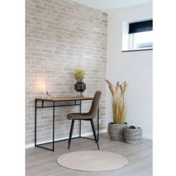 HOUSE NORDIC Bureau Métal Vita Naturel - Marron -France Bureau Soldes 2022 36625239 3