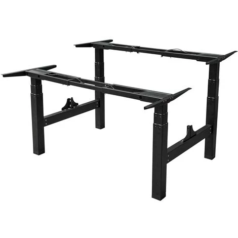 IVOL Bureau Double électrique 180x80cm 2 Moteur Double Noir/Anthracite 7 IVOL Bureau Double électrique 180x80cm 2 Moteur Double Noir/Anthracite – Image 5