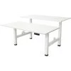 IVOL Bureau Double électrique 180x80cm - 2 Moteur Double - Blanc