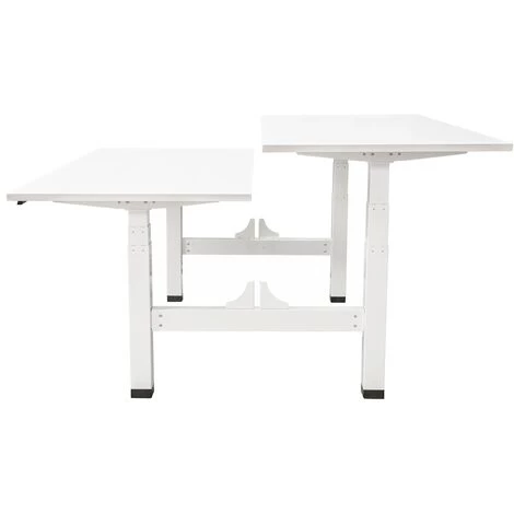 IVOL Bureau Double électrique 180x80cm - 2 Moteur Double - Blanc 4 IVOL Bureau Double électrique 180x80cm - 2 Moteur Double - Blanc – Image 2
