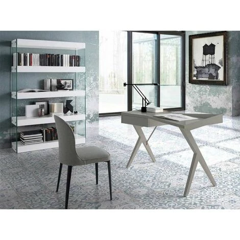 Paris Prix - Bureau Design "robert" 120cm Blanc 4 Paris Prix - Bureau Design "robert" 120cm Blanc – Image 2