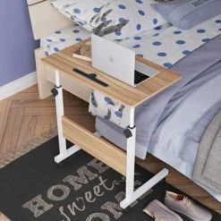 Soges Bureau D'étude Table Roulante De Lit Canapé Pour Ordinateur Bureau Bureau Industriel Table D'appoint Avec 4 Roulettes Verrouillables Pour Bureau Chambre Avec Rainure De Tablette,60 * 40cm, Chêne MN-05#3-60OK 9 Soges Bureau D'étude Table Roulante De Lit Canapé Pour Ordinateur Bureau Bureau Industriel Table D'appoint Avec 4 Roulettes Verrouillables Pour Bureau Chambre Avec Rainure De Tablette,60 * 40cm, Chêne MN-05#3-60OK -France Bureau Soldes 2022 36861170 3