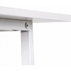 HELLOSHOP26 Bureau En MDF Et Acier En 120cm Blanc - Blanc -France Bureau Soldes 2022 36870643 3