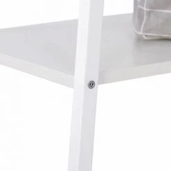 HELLOSHOP26 Bureau En MDF Et Acier En 120cm Blanc - Blanc -France Bureau Soldes 2022 36870643 4