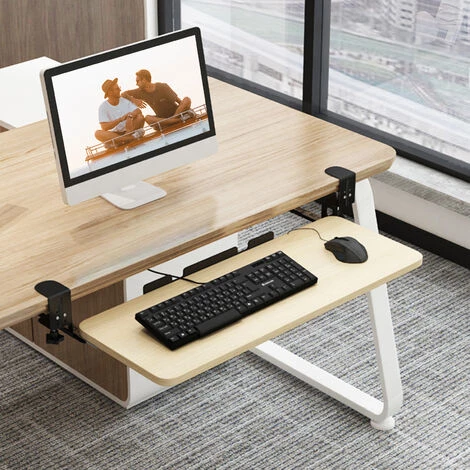 ASUPERMALL Pince Sur Le Plateau De Clavier Sous Le Bureau Tiroir De La Plate-Forme Tireuse De Clavier Reglable De La Plate-Forme 20,5 X 9,8 Pouces Ergonomique Clast-Out Ordinateur De Clavier Titulaire Du Support De Bureau Coulissant Pour La Salle D'Etude De Bureau, 4 ASUPERMALL Pince Sur Le Plateau De Clavier Sous Le Bureau Tiroir De La Plate-Forme Tireuse De Clavier Reglable De La Plate-Forme 20,5 X 9,8 Pouces Ergonomique Clast-Out Ordinateur De Clavier Titulaire Du Support De Bureau Coulissant Pour La Salle D'Etude De Bureau, – Image 2