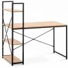 HELLOSHOP26 Bureau Adulte Avec étagère 120 X 60 Cm -France Bureau Soldes 2022 36977703 1