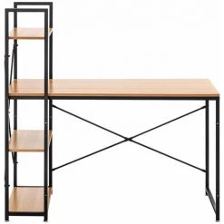 HELLOSHOP26 Bureau Adulte Avec étagère 120 X 60 Cm -France Bureau Soldes 2022 36977703 3