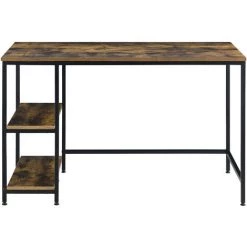 Bureau Vilhelmina 77 X 120 X 60 Cm Noir Bois Foncé [en.casa] -France Bureau Soldes 2022 36983297 4