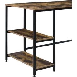 Bureau Vilhelmina 77 X 120 X 60 Cm Noir Bois Foncé [en.casa] -France Bureau Soldes 2022 36983297 5