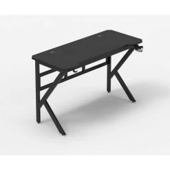 EGLI Bureau De Jeu Ergonomique En Carbone 120x60cm Avec Porte-gobelet | Couleur: Noir 10 EGLI Bureau De Jeu Ergonomique En Carbone 120x60cm Avec Porte-gobelet | Couleur: Noir -France Bureau Soldes 2022 37076374 4