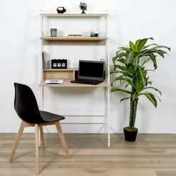 BUREAU ETAGERE ZACK BLANC 7 BUREAU ETAGERE ZACK BLANC -France Bureau Soldes 2022 37105207 3