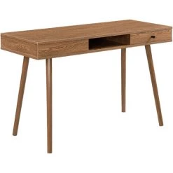 Bureau Habo 74 X 115 X 48 Cm Effet Bois Foncé [en.casa] -France Bureau Soldes 2022 37219496 2