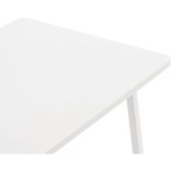 CLP Bureau Wilmington Avec Plateau En MDF Et Pieds En Tubes D'acier Blanc/blanc -France Bureau Soldes 2022 37249888 5