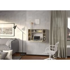 BIM FORNITURE Bureau MUSE Sonoma Chêne -France Bureau Soldes 2022 37375891 4