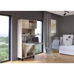 BIM FORNITURE HOMI - Bureau Pliant, Chêne Sonoma -France Bureau Soldes 2022 37375975 4