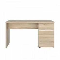 GAMI Bureau 1 Tiroir 1 Porte - Grosse épaisseur - Décor Chene - Made In France - L 140 X P 60 X H 75 Cm - OLERON -France Bureau Soldes 2022 37473576 2