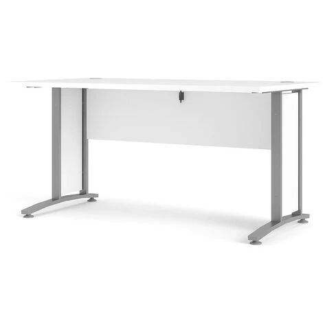 Dmora Bureau, Couleur Blanche, 150 X 74,5 X 80 Cm 6 Dmora Bureau, Couleur Blanche, 150 X 74,5 X 80 Cm – Image 4
