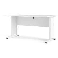 Dmora Bureau, Couleur Blanche, 150 X 74,5 X 80 Cm -France Bureau Soldes 2022 38607473 4