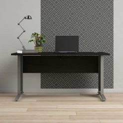 Dmora Bureau, Couleur Noire, 150 X 74,5 X 80 Cm -France Bureau Soldes 2022 38607476 3
