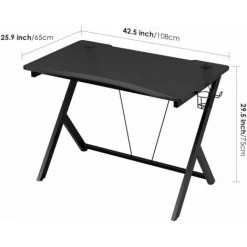 Homfa Table De Jeu 43 Pouces -France Bureau Soldes 2022 38942774 3