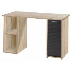 BEAUX MEUBLES PAS CHERS Bureau Chêne Et Noir 2 Caissons 130 Cm 11 BEAUX MEUBLES PAS CHERS Bureau Chêne Et Noir 2 Caissons 130 Cm -France Bureau Soldes 2022 39299113 5