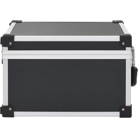 ASUPERMALL Etui De CD Pour 40 CD Aluminium ABS Noir 6 ASUPERMALL Etui De CD Pour 40 CD Aluminium ABS Noir – Image 4