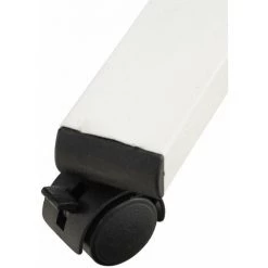 DéCOSHOP26 Pupitre Table D'appoint Pour Ordinateur Portable Sur Roulettes En Bois Blanc Et Métal - Or -France Bureau Soldes 2022 39664266 5