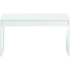 PEGANE Bureau Réversible Avec 2 Tiroirs Coloris Blanc Artic - Longueur 138 Cm X Profondeur 50 Cm X Hauteur 75 Cm 9 PEGANE Bureau Réversible Avec 2 Tiroirs Coloris Blanc Artic - Longueur 138 Cm X Profondeur 50 Cm X Hauteur 75 Cm -France Bureau Soldes 2022 39682667 4