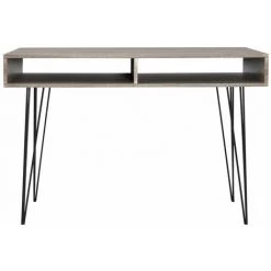 HAPPYSHOPPING Bureau Avec 2 Compartiments Gris -France Bureau Soldes 2022 39695817 3