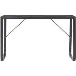 HAPPYSHOPPING Bureau D'ordinateur Noir 120x60x73 Cm -France Bureau Soldes 2022 39696252 3