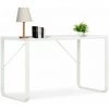 HAPPYSHOPPING Bureau D'ordinateur Blanc 120x60x73 Cm -France Bureau Soldes 2022 39696256 1