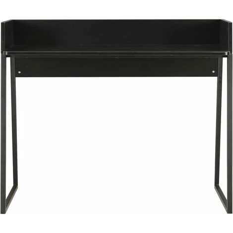 HAPPYSHOPPING Bureau Noir 90x60x88 Cm 4 HAPPYSHOPPING Bureau Noir 90x60x88 Cm – Image 2