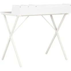 HAPPYSHOPPING Bureau Blanc 80x50x84 Cm -France Bureau Soldes 2022 39696338 4