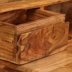 HAPPYSHOPPING Bureau Avec Tiroirs Bois Massif 88 X 50 X 90 Cm -France Bureau Soldes 2022 39700432 2