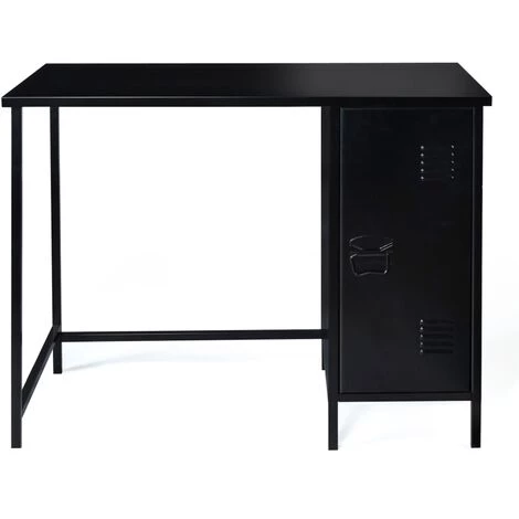 IDMARKET Bureau 1 Porte ESTEL En Métal Noir - Noir 7 IDMARKET Bureau 1 Porte ESTEL En Métal Noir - Noir – Image 5