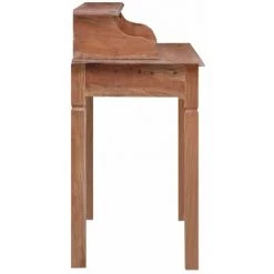 HAPPYSHOPPING Bureau Avec Tiroirs 90x50x101 Cm Bois De Recuperation Solide -France Bureau Soldes 2022 40200222 4