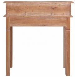 HAPPYSHOPPING Bureau Avec Tiroirs 90x50x101 Cm Bois De Recuperation Solide -France Bureau Soldes 2022 40200222 5