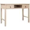 HAPPYSHOPPING Bureau Naturel 110 X 45 X 76 Cm Bois