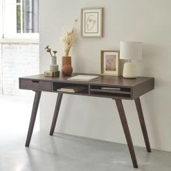 BOIS DESSUS BOIS DESSOUS Bureau En Bois De Manguier 120 - Marron -France Bureau Soldes 2022 40202525 3
