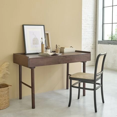 BOIS DESSUS BOIS DESSOUS Bureau En Bois De Manguier 125 Cm - Naturel 5 BOIS DESSUS BOIS DESSOUS Bureau En Bois De Manguier 125 Cm - Naturel – Image 3