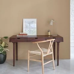 BOIS DESSUS BOIS DESSOUS Bureau En Bois De Manguier 140 Cm - Naturel