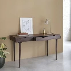 BOIS DESSUS BOIS DESSOUS Bureau En Bois De Manguier 140 Cm - Naturel -France Bureau Soldes 2022 40244974 4
