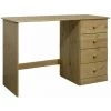 HAPPYSHOPPING Bureau Avec 4 Tiroirs 110x50x74 Cm Bois De Pin Massif -France Bureau Soldes 2022 40275383 1