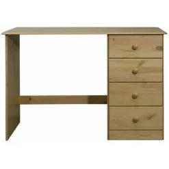HAPPYSHOPPING Bureau Avec 4 Tiroirs 110x50x74 Cm Bois De Pin Massif 9 HAPPYSHOPPING Bureau Avec 4 Tiroirs 110x50x74 Cm Bois De Pin Massif -France Bureau Soldes 2022 40275383 3