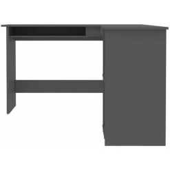 HAPPYSHOPPING Bureau D'angle En Forme De L Gris 120x140x75 Cm Agglomere -France Bureau Soldes 2022 40283742 4